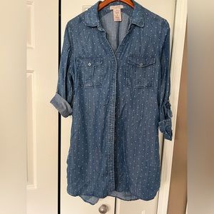 NWT Philosophy Chambray Tunic Dress Size M